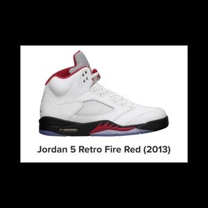 Air Jordan 5 fire red sz 11.5
